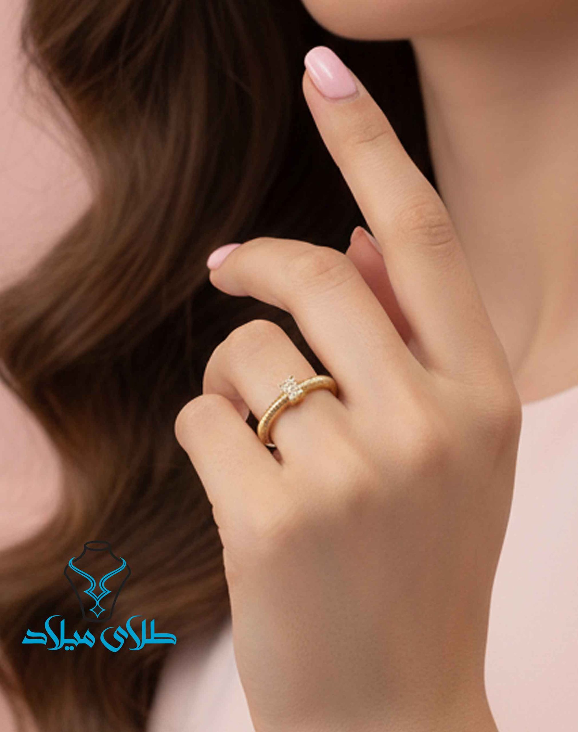 خرید انگشتر طلا کد212 از طلای میلاد
