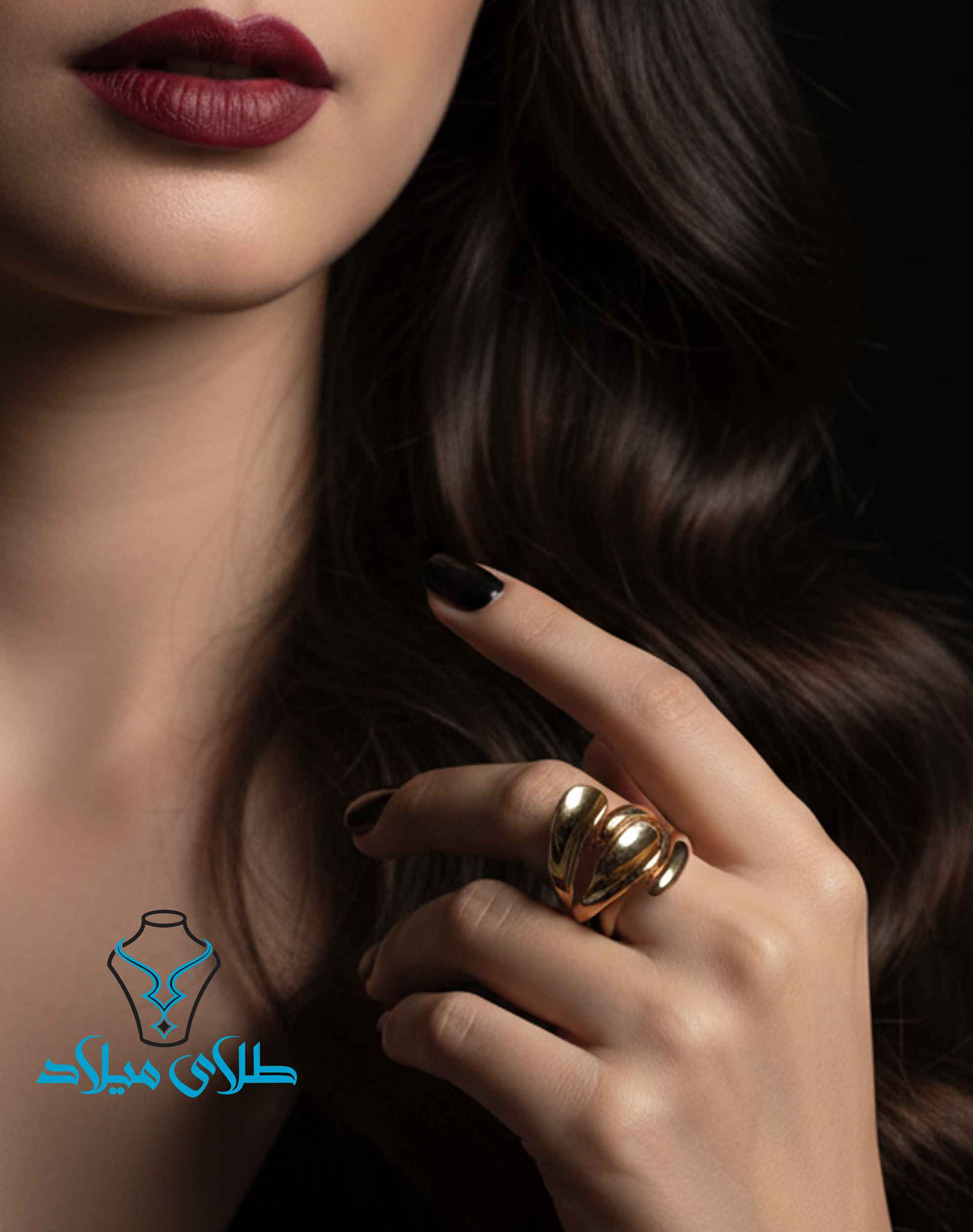 خرید انگشتر طلا کد214 از طلای میلاد