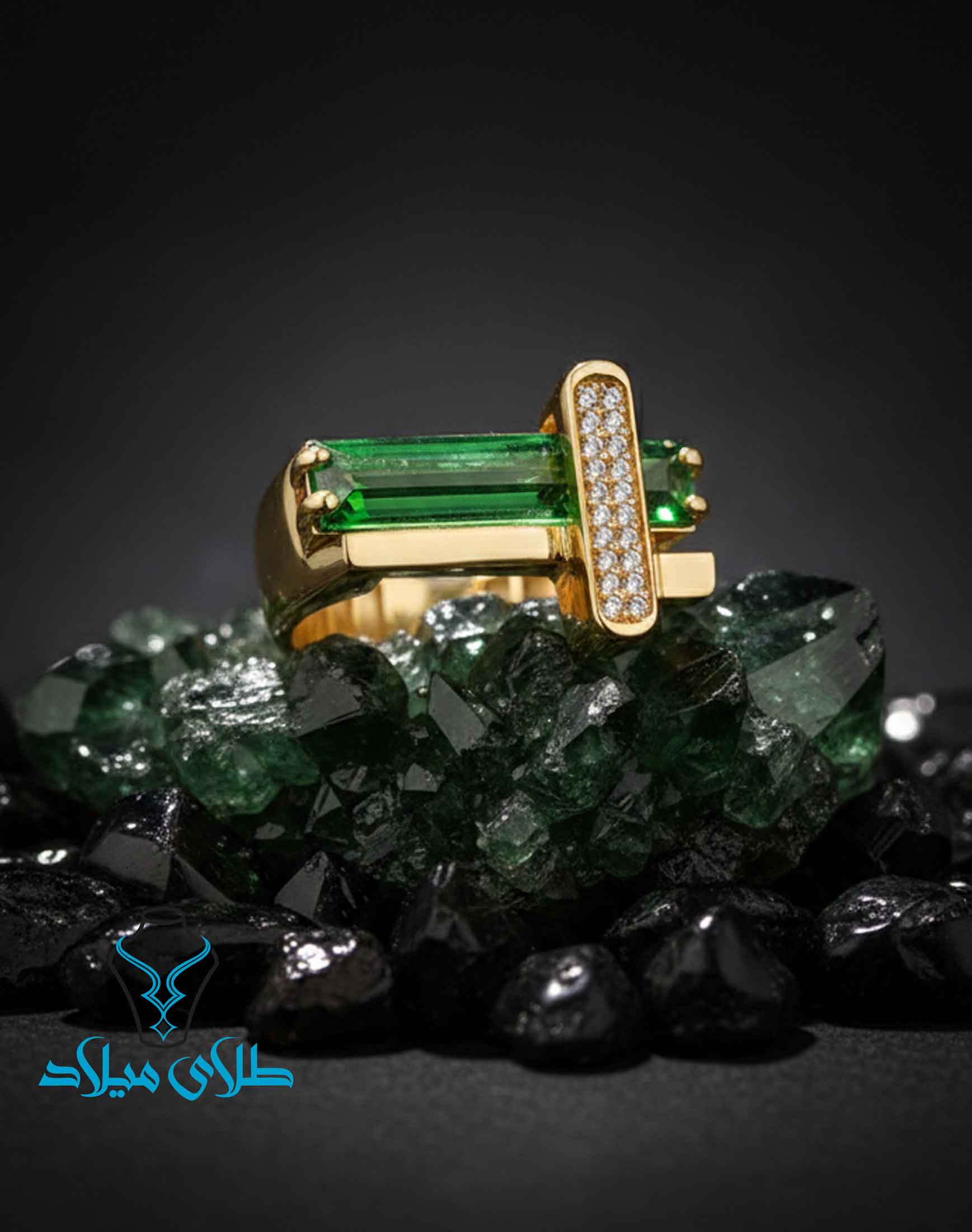 انگشتر طلا کد217 طلای میلاد