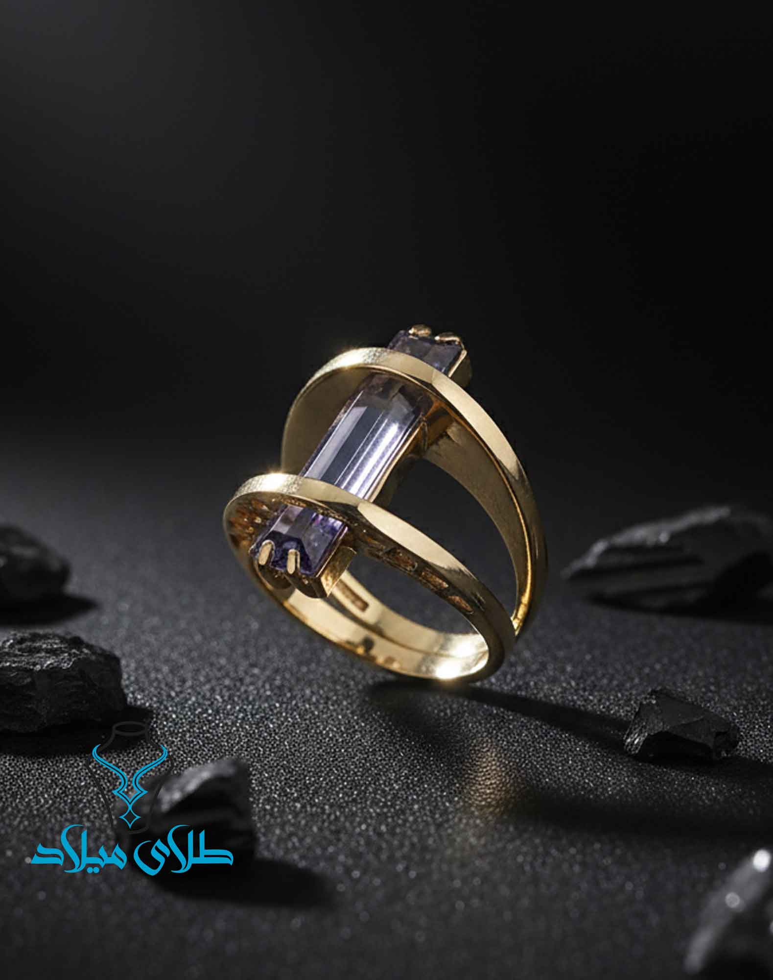 انگشتر طلا کد220 میلادزر