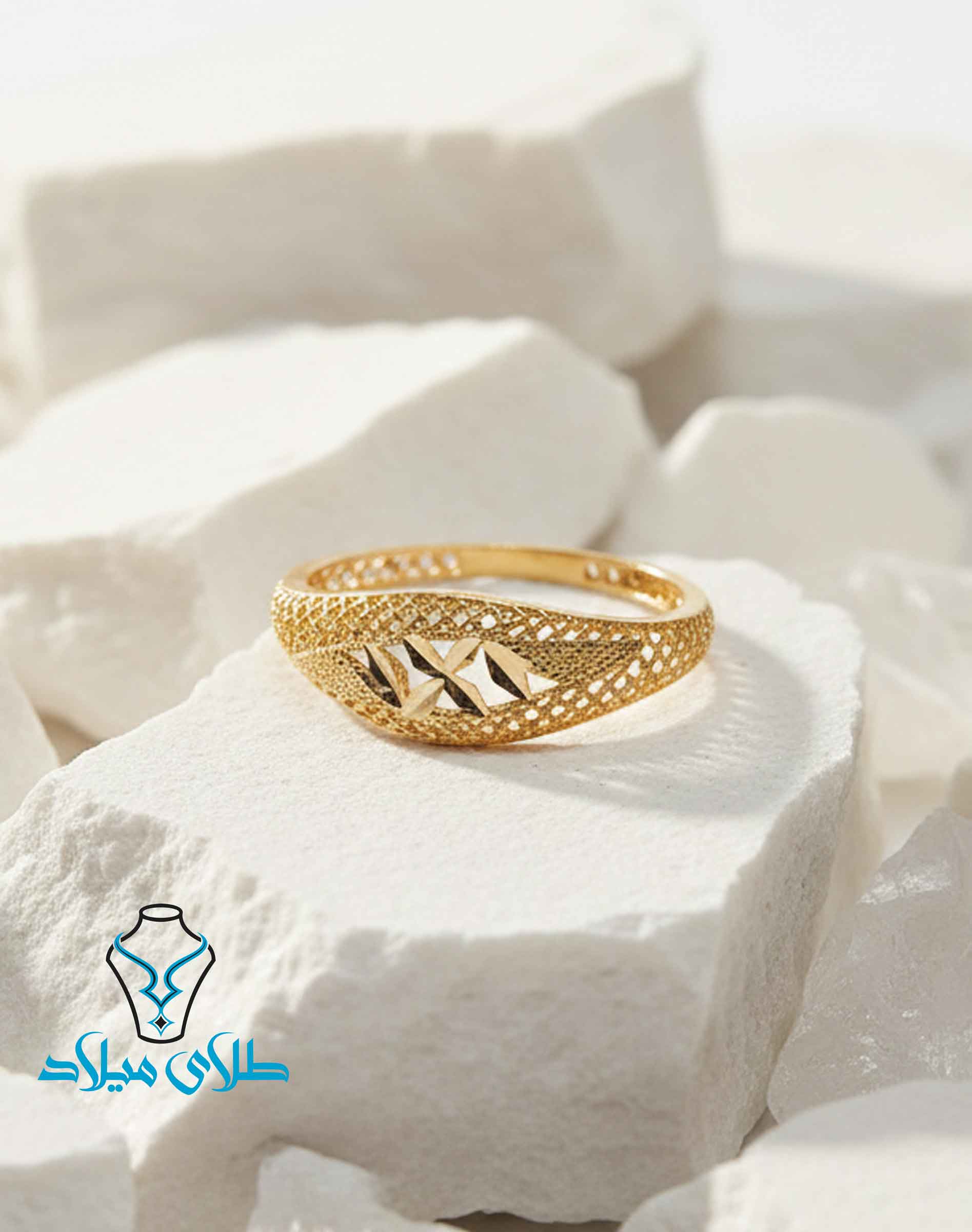 انگشتر طلا کد222 میلادزر