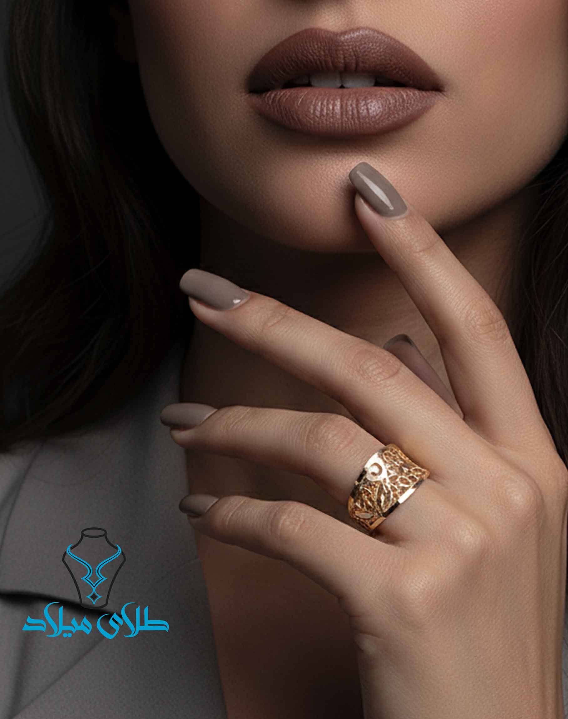 خرید انگشتر طلا کد229 از طلای میلاد