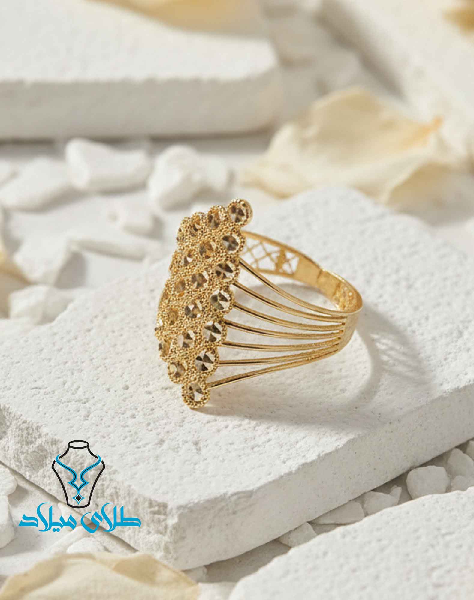 انگشتر طلا کد230 طلای میلاد