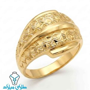 خرید انگشتر طلا کد231 از طلافروشی میلاد
