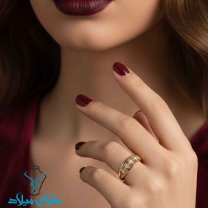 خرید انگشتر طلا کد232 از سایت میلادزر