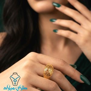 خرید انگشتر طلا کد235 از سایت میلادزر