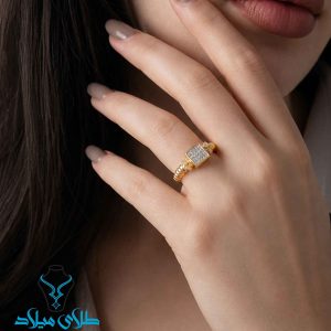 خرید انگشتر طلا کد243 از سایت میلادزر