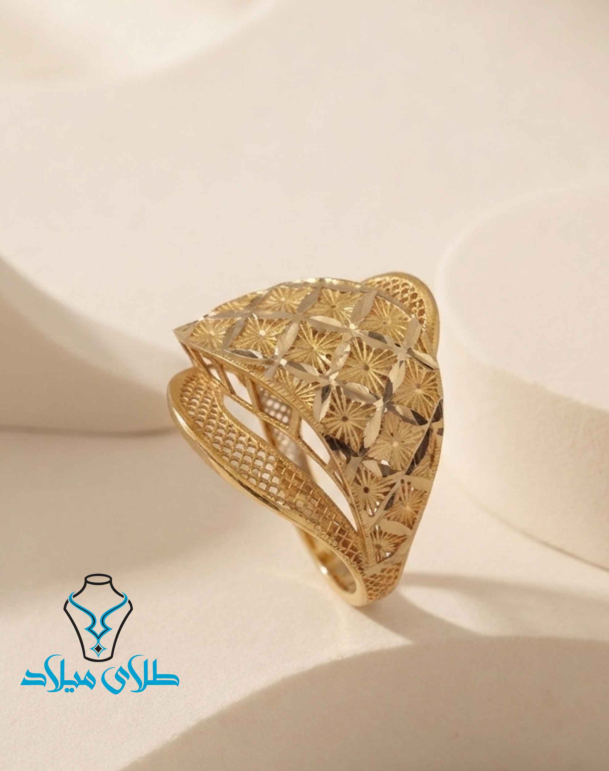 انگشتر طلا کد256 گالری طلای میلاد