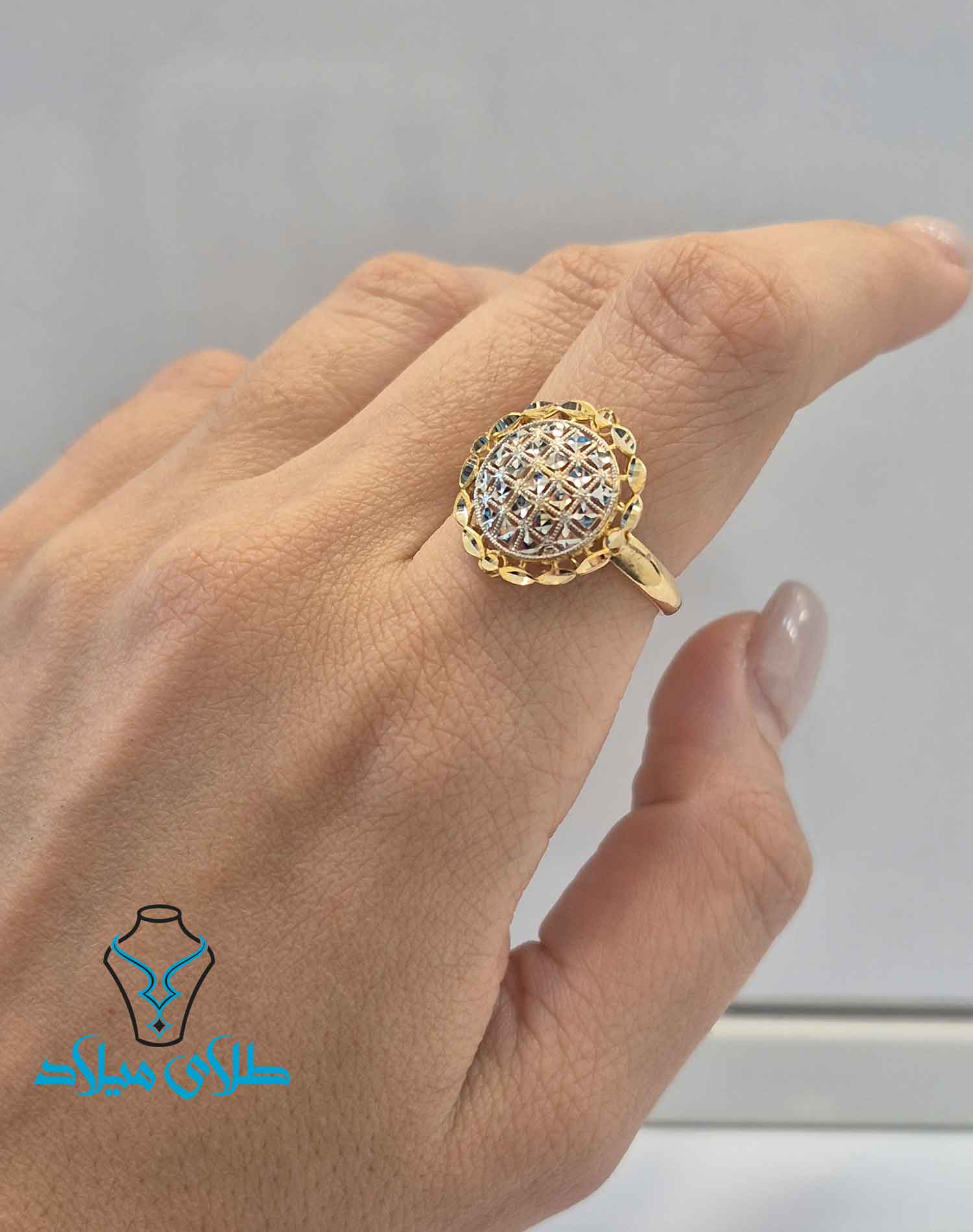 اندازه انگشتر طلا کد259
