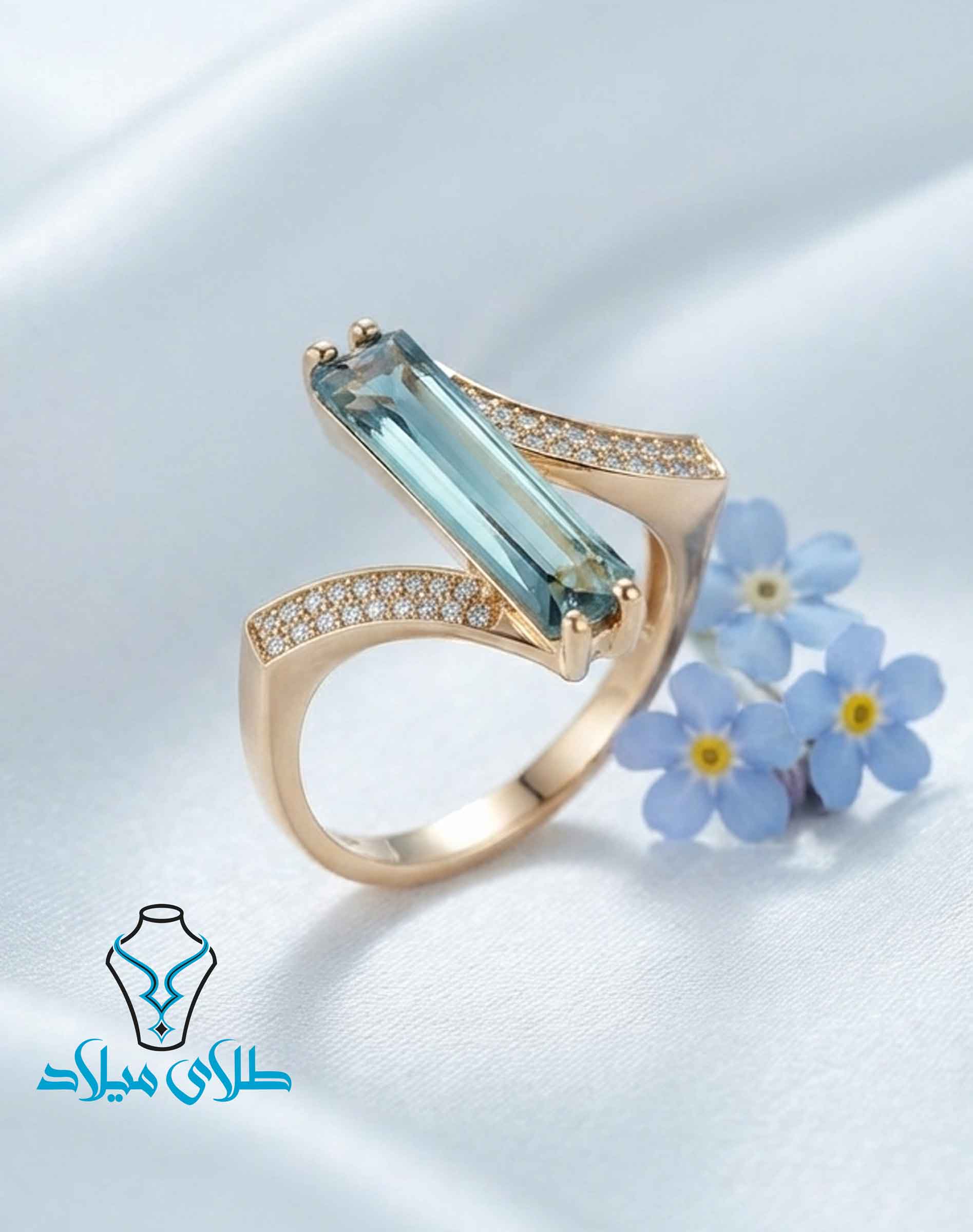 انگشتر طلا کد262 میلادزر