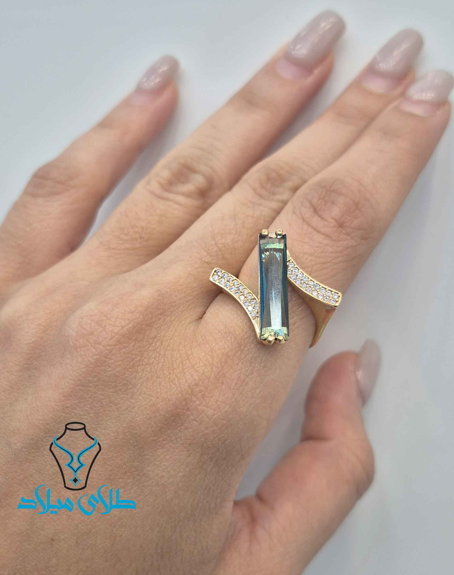اندازه انگشتر طلا کد262