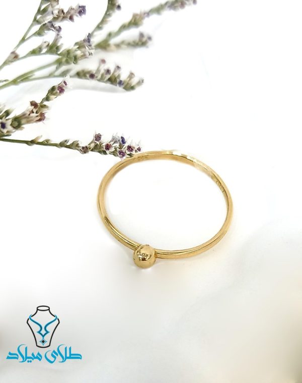 انگشتر کد56 طلای مینیمال میلادزر