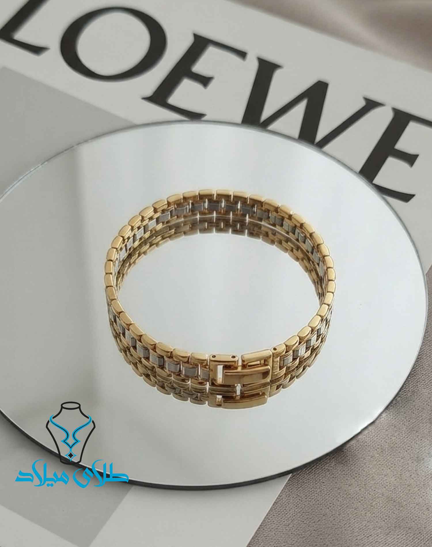 دستبند رولکس طلا کد8 در گالری طلا میلاد