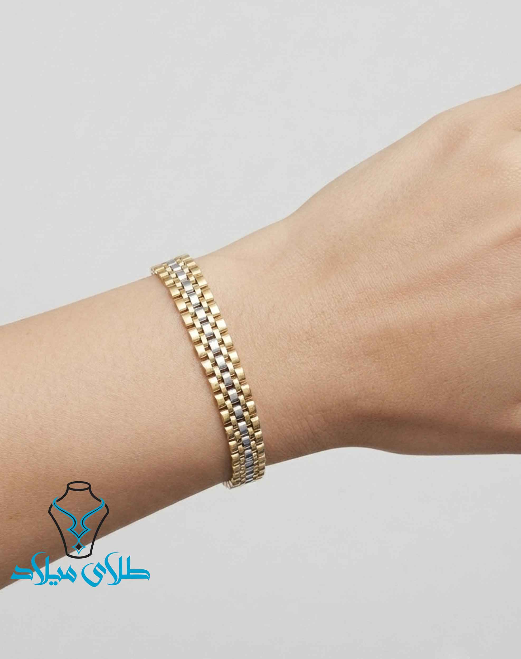 دستبند رولکس طلا کد8 موجود در میلادزر