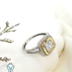 خرید انگشتر طلا سولیتر کد5