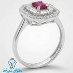 خرید انگشتر طلا سولیتر کد10 از میلادزر