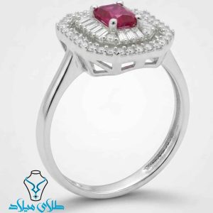 خرید انگشتر طلا سولیتر کد10 از میلادزر