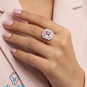 خرید انگشتر طلا سولیتر کد10 از میلادزر