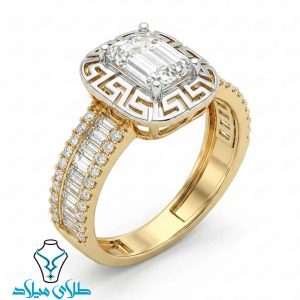 خرید انگشتر سولیتر طلا کد14 از طلافروشی میلاد