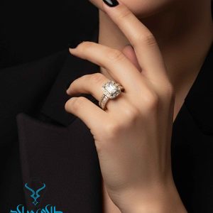 خرید انگشتر سولیتر طلا کد14 از طلافروشی میلاد