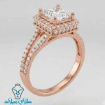 خرید انگشتر طلا سولیتر کد17 از سایت میلادزر