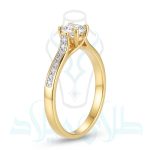 خرید انگشتر سولیتر طلا کد18