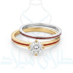 خرید انگشتر سولیتر طلا کد19