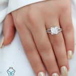 خرید انگشتر سولیتر طلا کد4