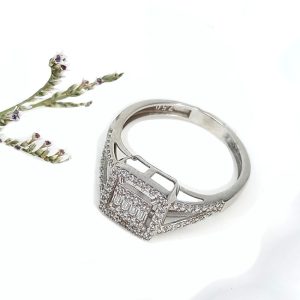 خرید انگشتر سولیتر طلا کد6