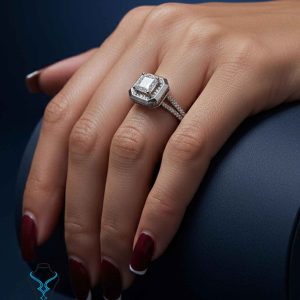 خرید انگشتر طلا سولیتر کد7 از میلادزر