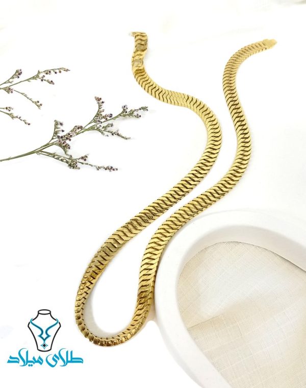 خرید گردنبند اسپرت کد24 طلای میلاد