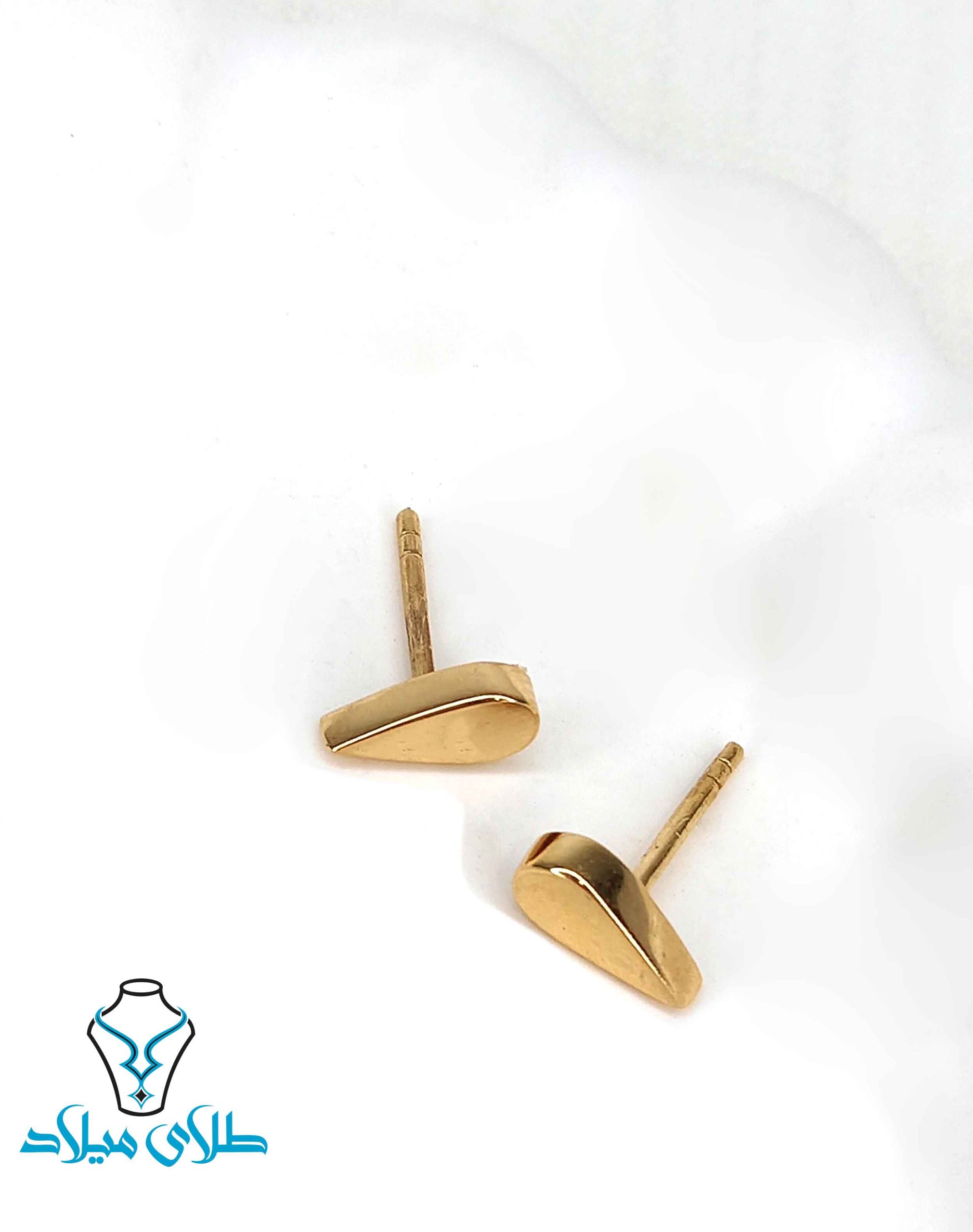 خرید گوشواره میخی طلا کد6