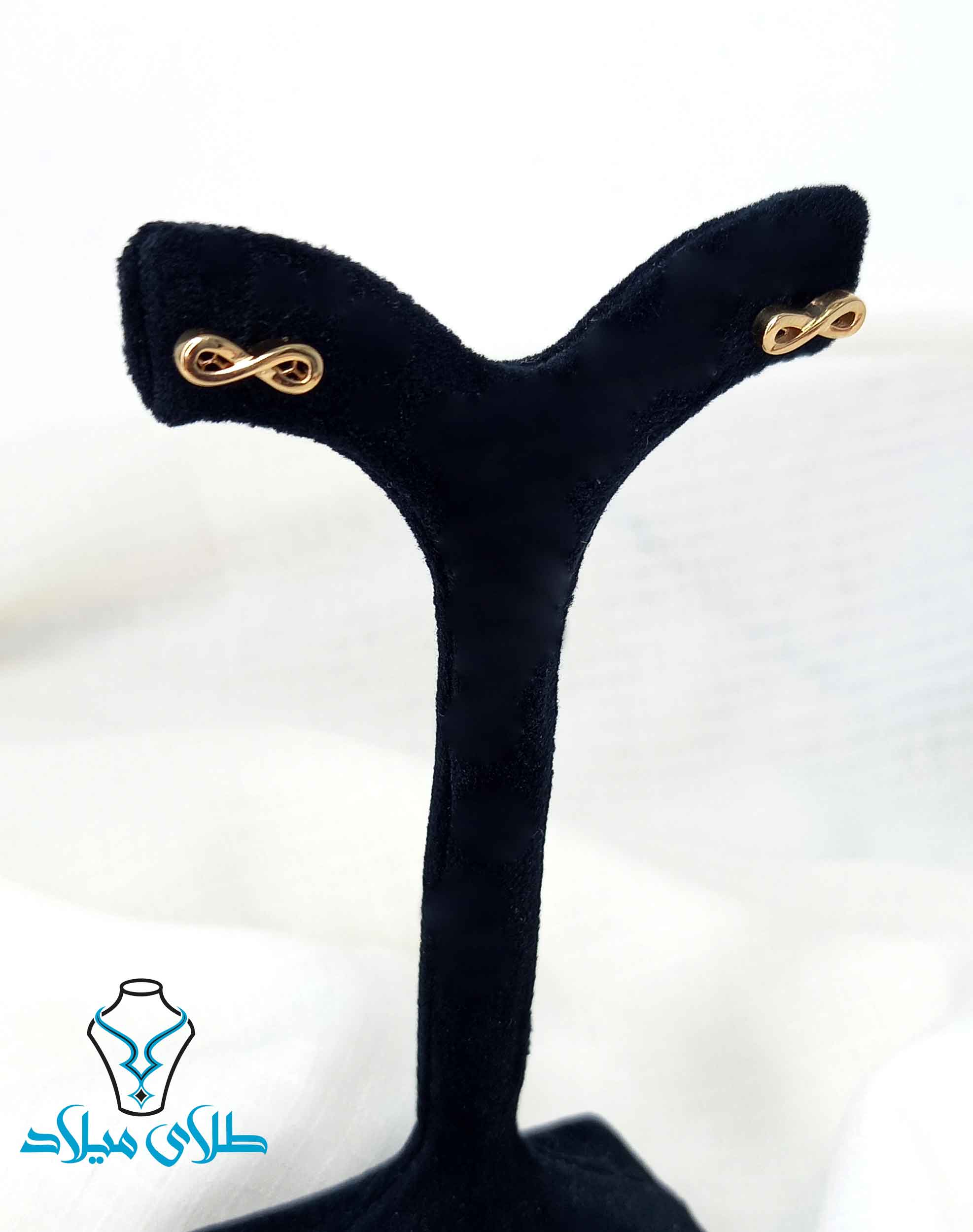 گوشواره طلا میخی کد5 طلای میلاد