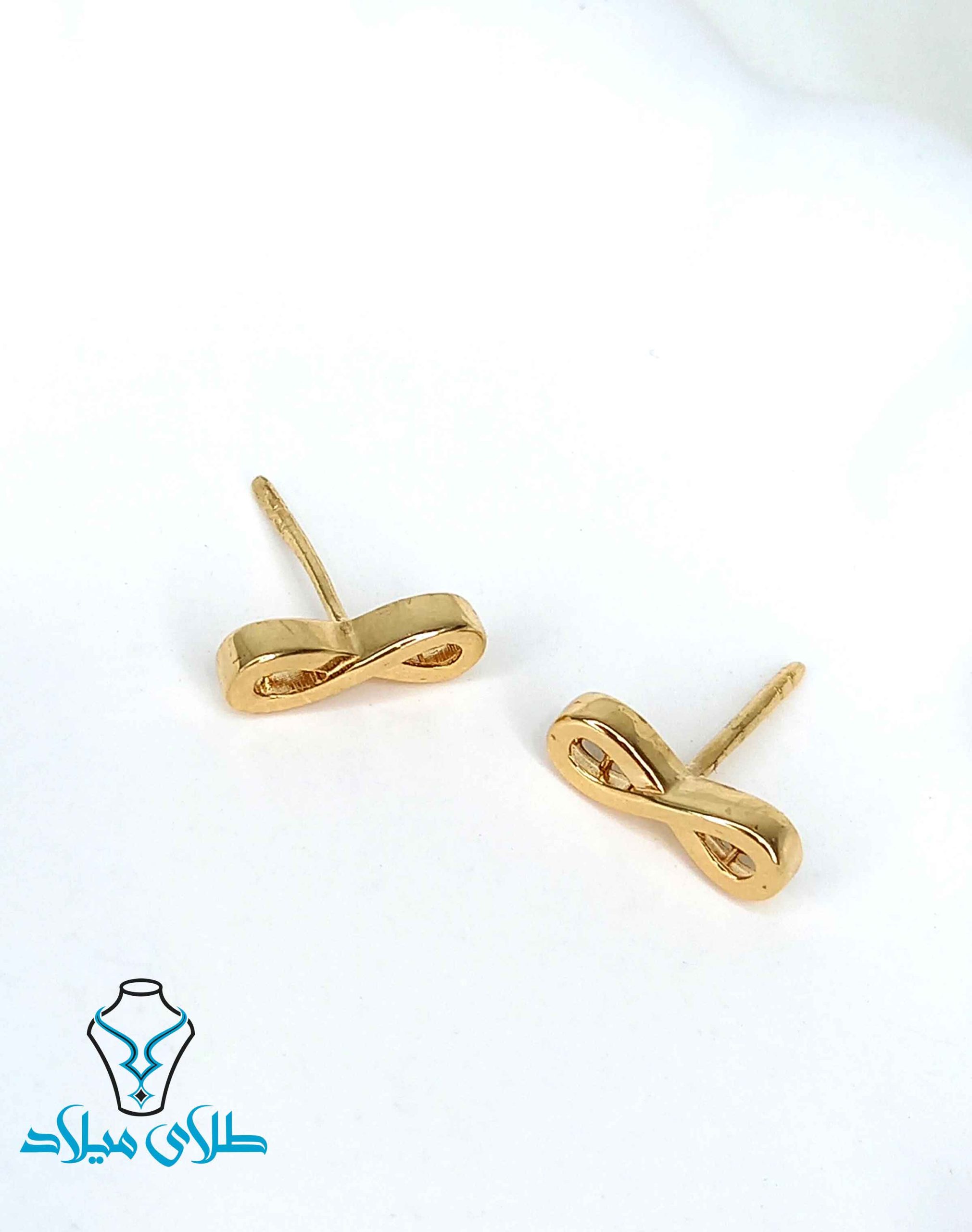 گوشواره میخی طلا کد5 میلادزر