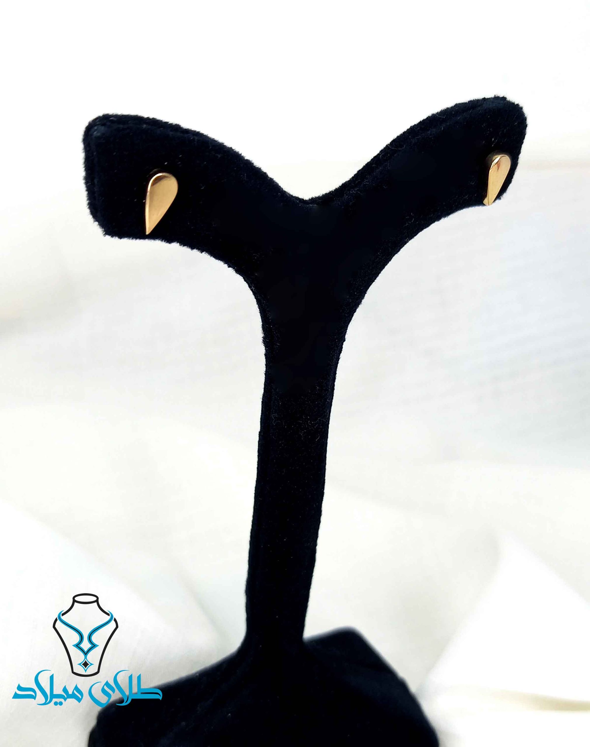 گوشواره طلا میخی کد6 طلای میلاد