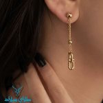 خرید گوشواره آویز طلا تیفانی کد4