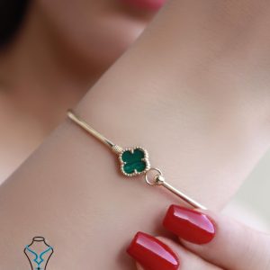 خرید دستبند النگویی ونکلیف طلا کد7 میلادزر