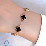 خرید دستبند ونکلیف طلا کد23