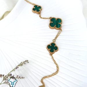 خرید دستبند طلا ونکلیف کد28