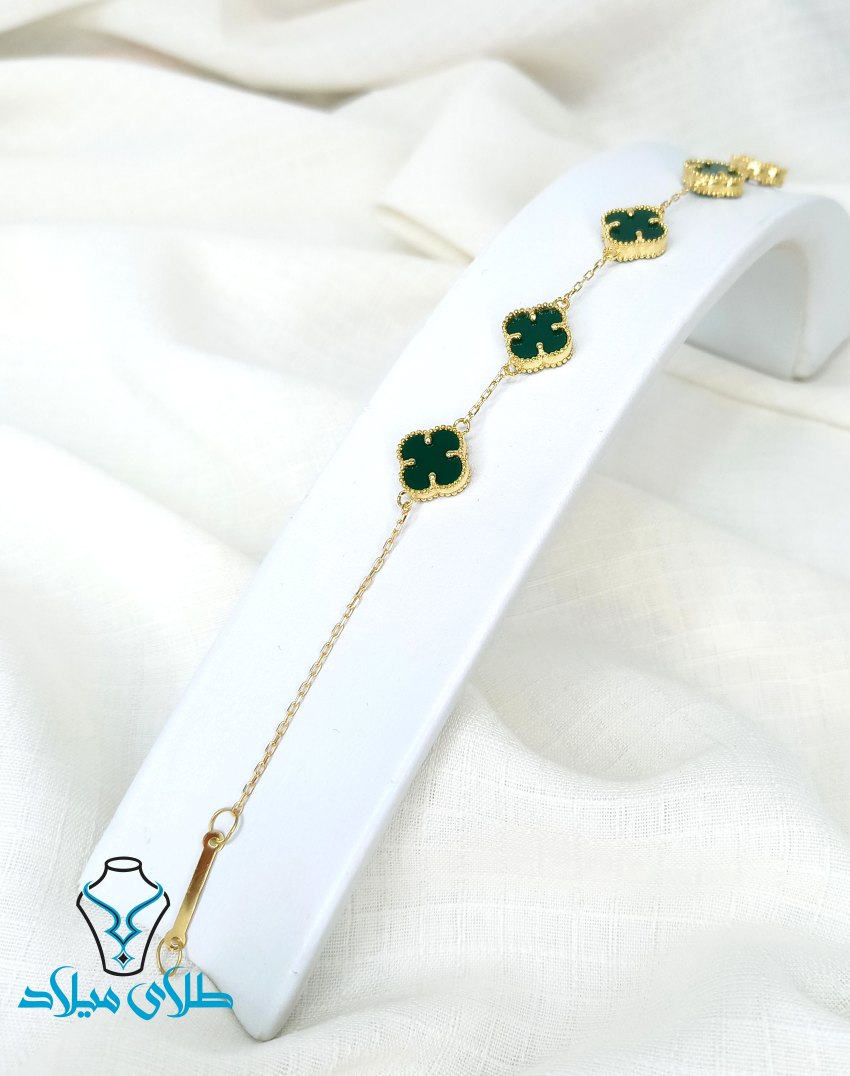 دستبند طلا ونکلیف کد27 گالری طلای میلاد