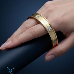 خرید النگو طلا ونکلیف کد3 طلای میلاد