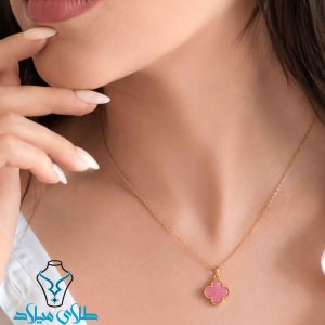 خرید پلاک ونکلیف طلا کد19 از طلای میلاد