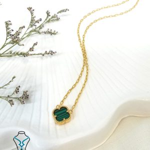 خرید گردنبند ونکلیف طلا کد14