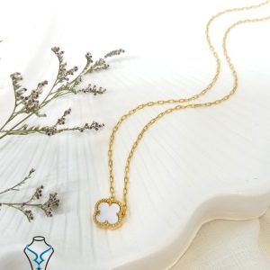 خرید گردنبند ونکلیف طلا کد15