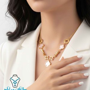 خرید گردنبند طلا ونکلیف کد19 از سایت میلادزر