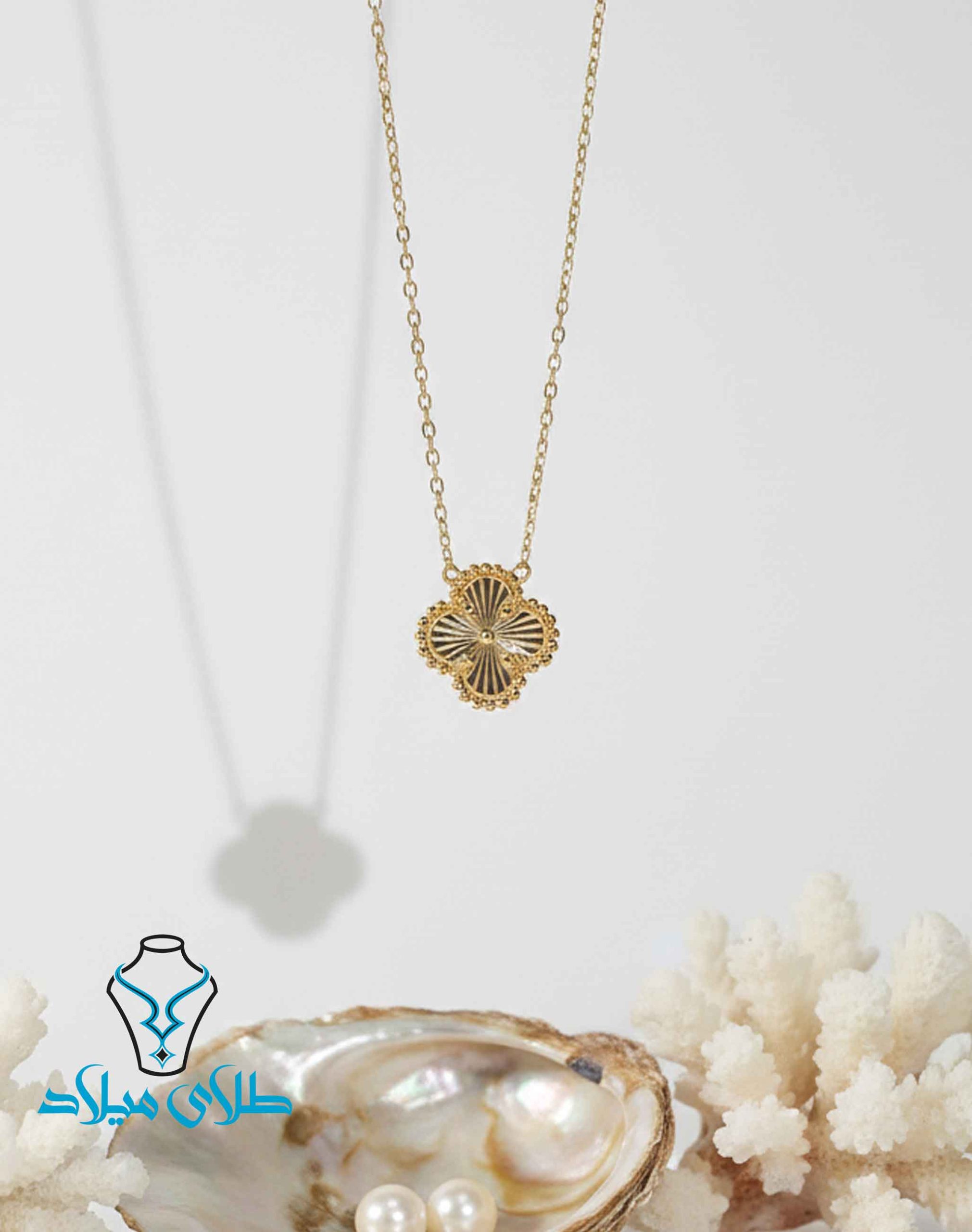 گردنبند طلا ونکلیف کد20 در گالری طلا میلاد
