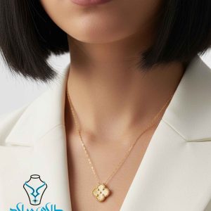 خرید گردنبند طلا ونکلیف کد20 میلادزر