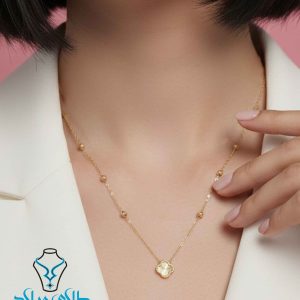 خرید گردنبند طلا ونکلیف کد22 از سایت میلادزر