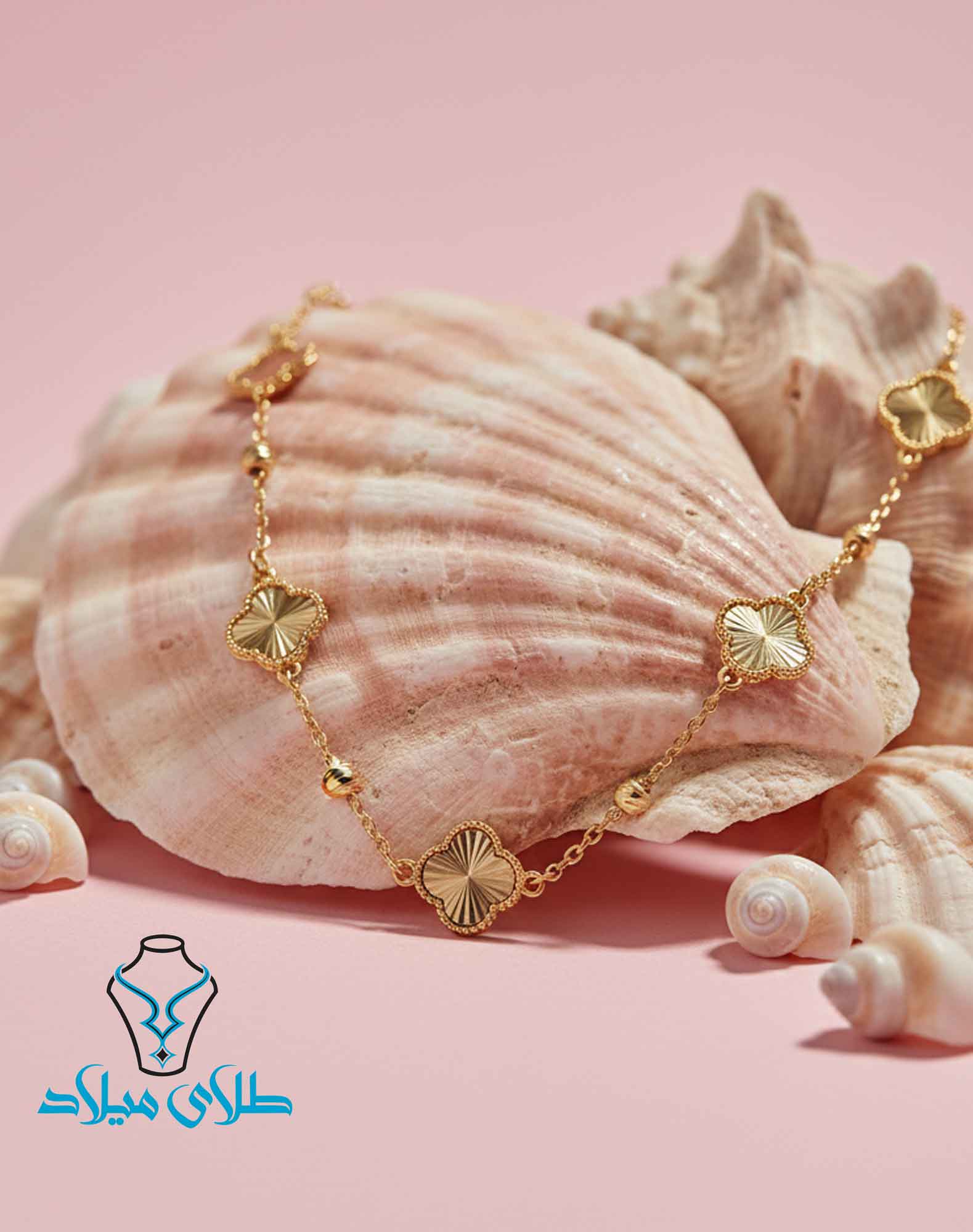 گردنبند طلا ونکلیف کد23 میلادزر