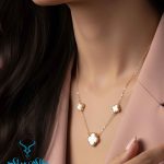خرید گردنبند طلا ونکلیف کد24 از طلای میلاد
